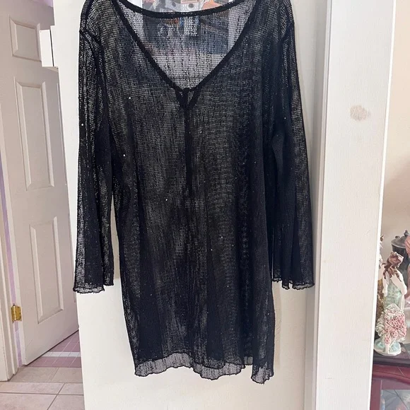Dotti Black Lace Swim Coverup - Picture 8 of 10